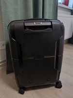 Маленька валіза AIRTEX 245 ручна поклажа на 40 л вагою 2,3 кг із поліпропілену Антрацит 245-14
